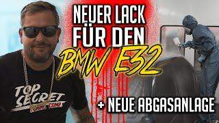 BMW E32 740i - Neuer Lack und neue Abgasanlage!  Top Secret Tuning