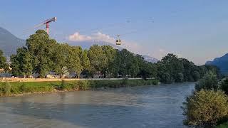 The Adige river in Trento