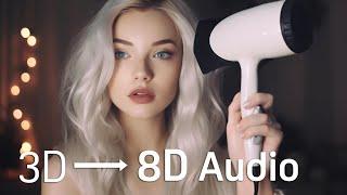 8D Blow Dryer Sound (black screen) brain-melting