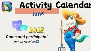 Yalla Ludo June 2025 Activity Calender | Yalla Ludo June Activities Details