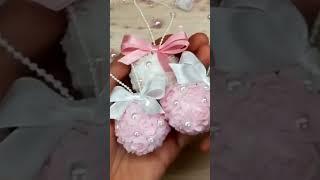 Просто, быстро, красиво! Красота для новогодней елочки своими руками: нежные цветочные шарики 
