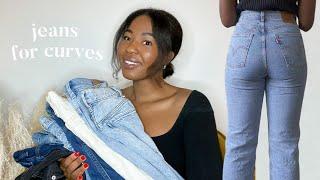 Best High Rise Jeans for Curves | Levi’s, Good American, Agolde, A&F, Everlane, AE, Madewell & More!