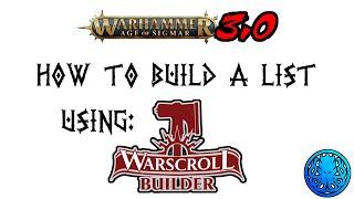 How to Build an Army List in Age of Sigmar 3.0