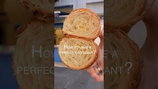 Argentinian baker sharing tips for making the best croissant #croissant #food #bakery