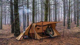 Solo Camping In Heavy Rain Storms Video Compilation