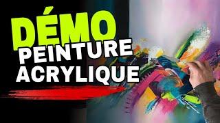 Peinture acrylique : technique pour peindre au couteau