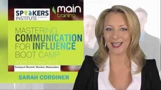 Sarah Cordiner: Speaker at 'Communication For Influence" Conference Mumbai, INDIA