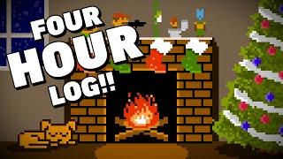 4 Hour Pixel Art Yule Log (2024 Edition)