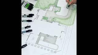 Modern & simple master plan rendering