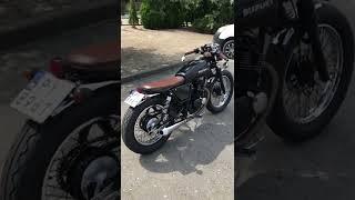 Suzuki GN125 Cafe Racer Brat Custom Sound