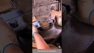 Hardware accessories production process #relaxing #workingtools #satisfying #work