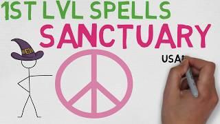 1st Level Spell #61: Sanctuary (5E)