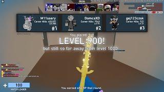 FULL level 900 game! | roblox arsenal