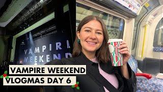 Hammersmith Apollo I Vlogmas day 6, a day at home, new chairs, Vampire Weekend