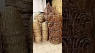 Плетеные абажуры ротанг
