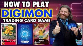 How To Play Digimon Trading Card Game (TCG) Learn To Play In Less Than 15 minutes!