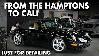 This Porsche 993 Carrera Traveled 10 Days Just For a Detailing