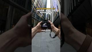 Wide angle photography trick 