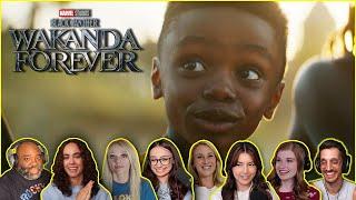 Reactors Reactions to KING T'CHALLA'S SON REVEAL |  Black Panther: Wakanda Forever (2022)