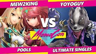 MomoCon 2022 - Mew2King (Pyra Mythra) Vs. Yoyoguy (Wolf) SSBU Ultimate Tournament