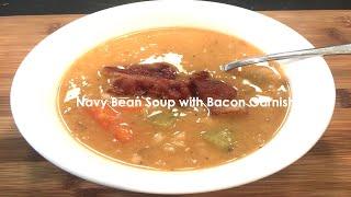 3 REASONS to make INSTANT POT NAVY BEAN SOUP with BACON GARNISH (creamy and gluten-free)