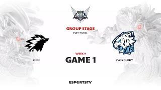 Onic vs EVOS Glory GAME 1 MPL ID S13 | EVOS VS ONIC ESPORTSTV