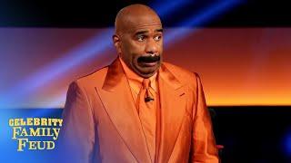 Steve Harvey boycotts Celebrity Family Feud!