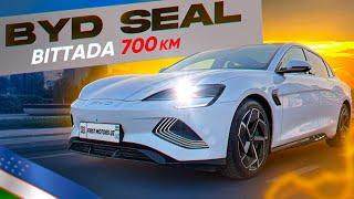 BYD SEAL to’xtamasdan 700 km yuradimi?  | First Motors Uz