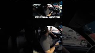 What’s it like driving around in a 1000HP Supra. #supra #2jz #1000hpsupra #reaction #reactionvideo