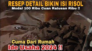 IDE USAHA 2024!! RESEP BIKIN ISI RISOL DETAIL CARANYA PASTI BERHASIL dan HASILKAN CUAN dari RUMAH