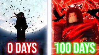 I Spent 100 Days as Itachi Uchiha in Shindo Life.. - Roblox