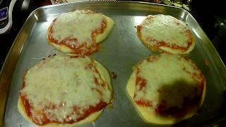 Super Quick and Easy Biscuit Pizzas! Holiday/Party/Kid Friendly Food!