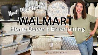 NEW WALMART SUMMER MUST-HAVES : HOME DECOR + ENTERTAINING | SHOP WITH ME