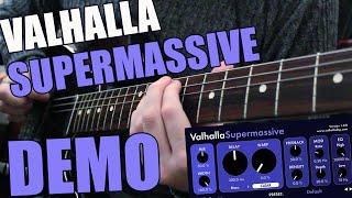 Valhalla DSP - Supermassive Cirrus Major / Cirrus Minor - Ambient Guitar Demo