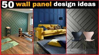 50 Creative Wall panel design for 2022  || Bedroom wooden wall panels decor ideas