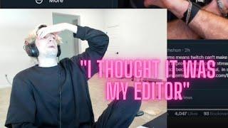 xQc thought his editor told Hasan to "k*ll himself"