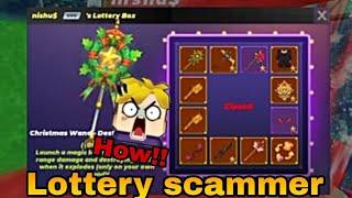 Exposing ''LOTTERY BOX SCAMMERS'' in Skyblock! This is how they scam