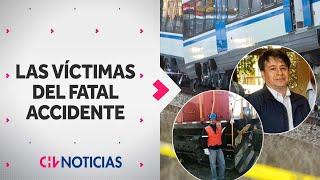 DANIEL VEGA Y JOSÉ BONNIN: Las víctimas de grave accidente de trenes en San Bernardo