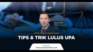 Tips & Trik dalam mempersiapkan Ujian Profesi Advokat