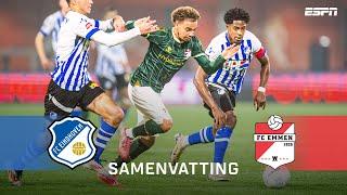 Kélian NSONA met zijn EERSTE HATTRICK in het BETAALD VOETBAL | Samenvatting FC Eindhoven - FC Emmen