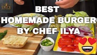 Big Kahuna Burger Recipe by Chef Ilya - Easy Homemade Burger Recipe - Chef's Grill Station