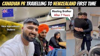 Indian Going to NewZealand for the First Time with Canada PR | Meeting my Brother after 7 Years