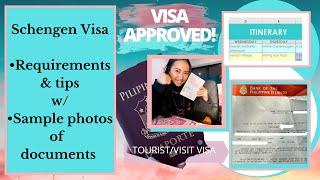 SCHENGEN VISA REQUIREMENTS: (DETAILED with SAMPLE documents) How to get approved 2021, watch this!