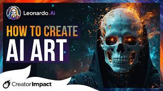 LEONARDO AI Tutorial: Image Generator Basics