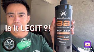 REVIEW SECRET LAB BRONZE BOMBER WHEEL CLEANER DOES IT REALLY CLEAN MY WHEELS EASY?! 