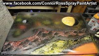 How To Spray Paint Art - Only 5 Colours (Valspar) With Driftington AKA Connor