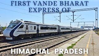 22447 New Delhi Amb Andaura Vande Bharat Express : AC Chair Car Full Journey : Delhi to Amb Andaura