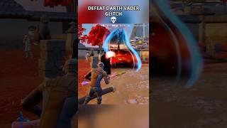 GLITCH DEFEAT DARTH VADER in Fortnite Season 3 (Chapter 6) #fortnite #foryou #fyp #shortsfeed