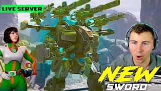 NEW Sword Robot Is RIDICULOUS... #1 Robot In The Game - COOKING The Live Server | War Robots