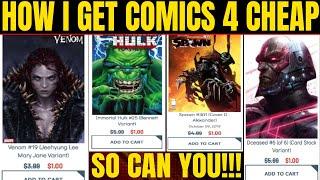 HOW TO GET COMICS FOR SO CHEAP ? A comic book haul anyone can afford TODAY!!!